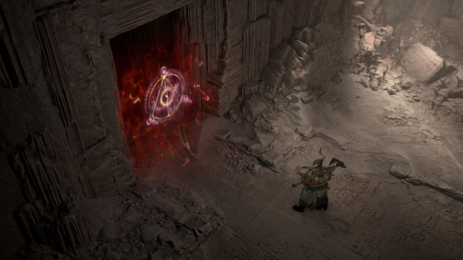 Beyond this gateway lies great challenge, and even greater power (Image via Blizzard Entertainment)